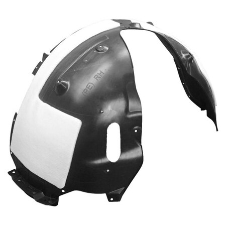 Sherman Parts Right Front Fender Inner Panel for 2020-2022 Hyundai Santa Fe SHEHYSANT20-24Q-2